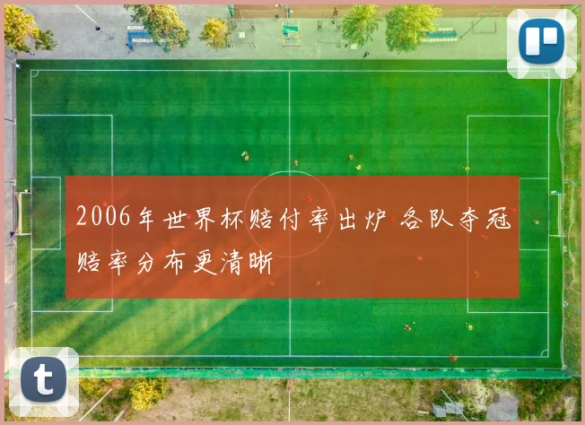 2006年世界杯赔付率出炉 各队夺冠赔率分布更清晰